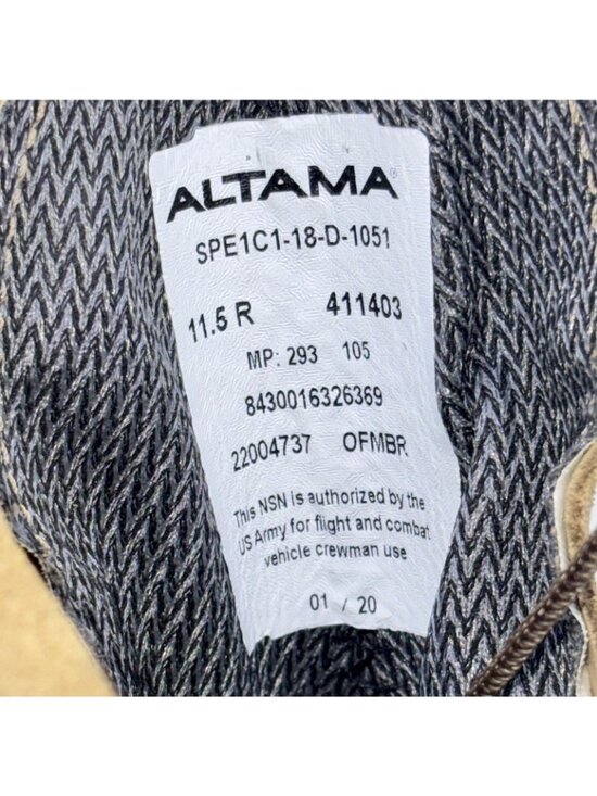 Altama Tactical Boots Mens Sz 11.5 Steel Toe Military Vibram  Gore-Tex NEW main image 8